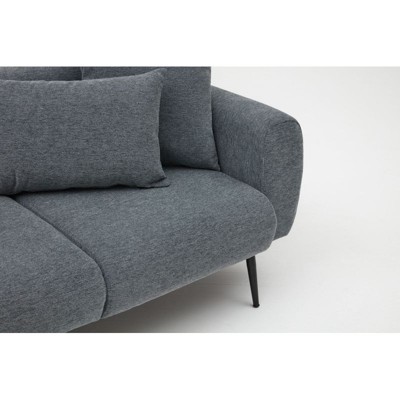 Casa si Gradina - Mobilier - Canapele si coltare - Coltare - Coltar, Atelier Del Sofa, lemn de fag, antracit, 252x82x77 cm - Infinity.ro