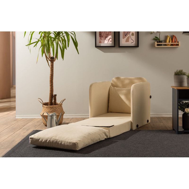 Casa si Gradina - Mobilier - Canapele si coltare - Canapele - Canapea extensibila, Atelier Del Sofa, textil, crem, 68x70x66 cm - Infinity.ro
