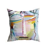 Casa si Gradina - Textile si covoare - Perne si pilote - Perne decorative - Perna decorativa, Aberto Design, multicolor, 43x43 cm, 50% bumbac 50% poliester, lavabila, 416GRV3201 - Infinity.ro