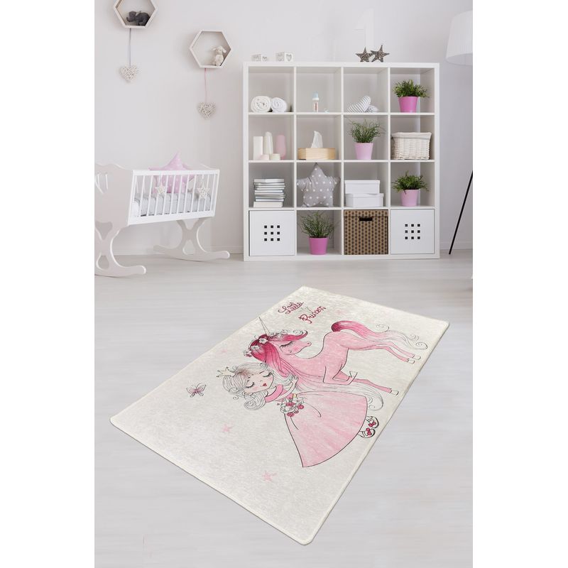 Casa si Gradina - Textile si covoare - Covoare - Covoare copii - Covor copii, Conceptum Hypnose, multicolor, 100x160 cm, 100% poliester, antiderapant, lavabil la masina, 876CHL1216 - Infinity.ro