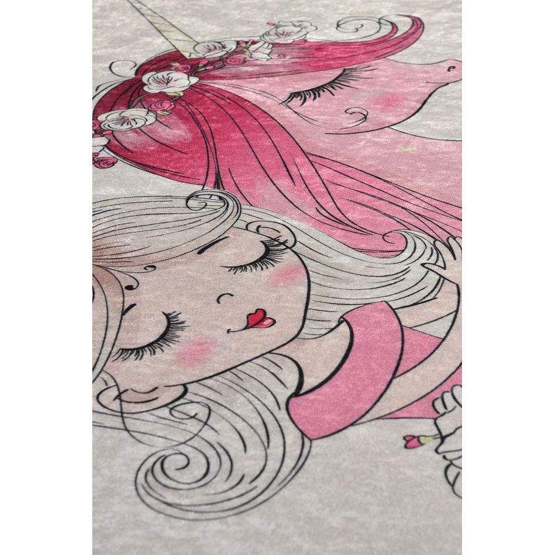 Casa si Gradina - Textile si covoare - Covoare - Covoare copii - Covor copii, Conceptum Hypnose, multicolor, 100x160 cm, 100% poliester, antiderapant, lavabil la masina, 876CHL1216 - Infinity.ro