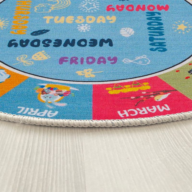 Casa si Gradina - Textile si covoare - Covoare - Covoare copii - Covor copii, Conceptum Hypnose, multicolor, 120x120 cm, bumbac si poliester, antiderapant - Infinity.ro