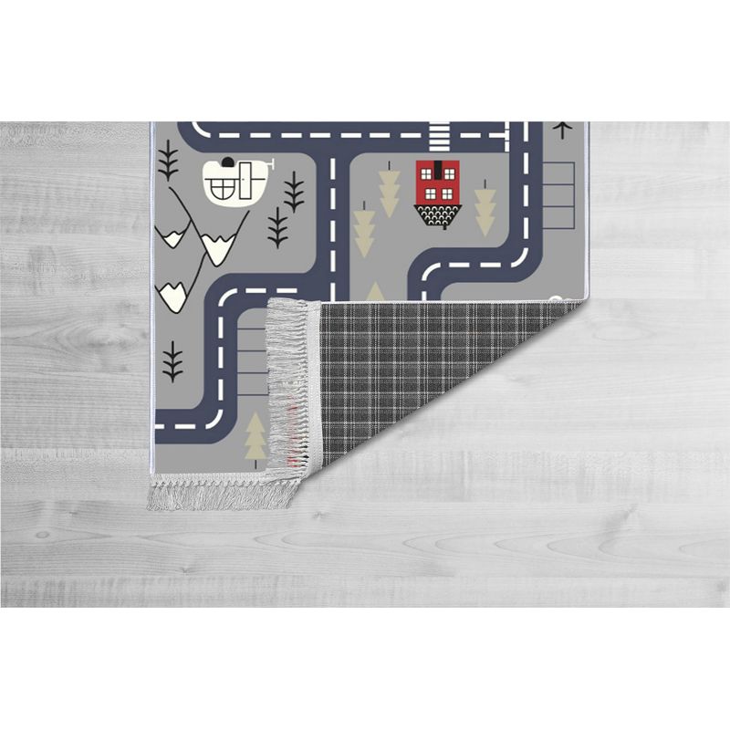 Casa si Gradina - Textile si covoare - Covoare - Covoare copii - Covor de hol, Conceptum Hypnose, catifea, multicolor, 80x150 cm, antiderapant, 595HFT1679 - Infinity.ro