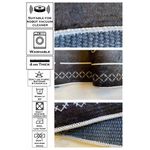 Casa si Gradina - Textile si covoare - Covoare - Covoare copii - Covor copii, Conceptum Hypnose, gri, 110x110 cm, 70% bumbac, antiderapant - Infinity.ro