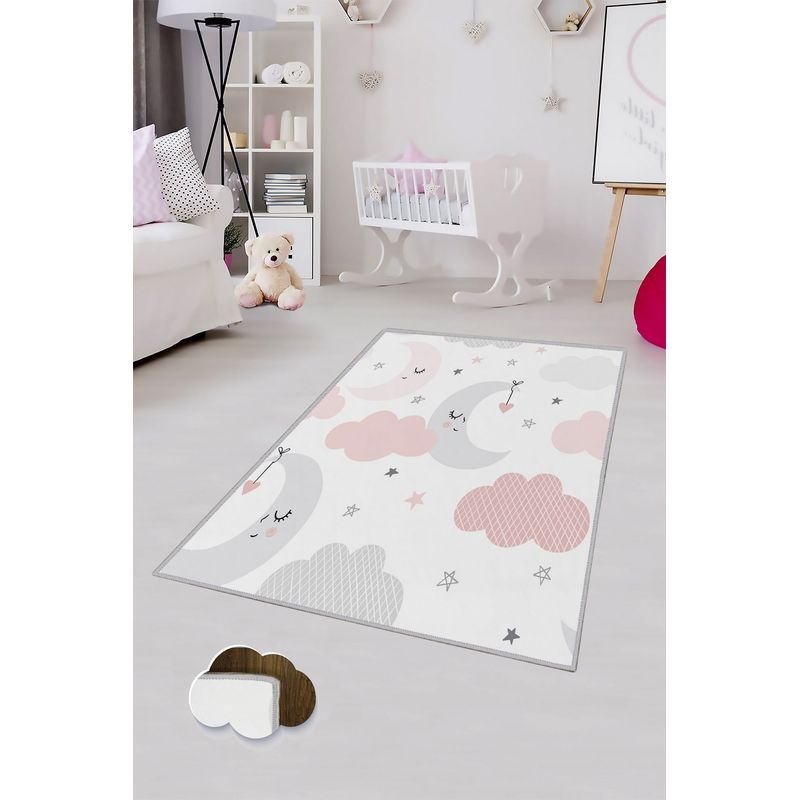 Casa si Gradina - Textile si covoare - Covoare - Covoare copii - Covor copii, Conceptum Hypnose, multicolor, 80x120 cm, 100% poliester, antiderapant, 559HFT1646 - Infinity.ro