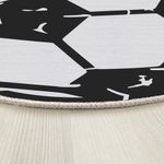 Casa si Gradina - Textile si covoare - Covoare - Covoare copii - Covor, Conceptum Hypnose, alb, 100x100 cm, 70% bumbac, antiderapant - Infinity.ro
