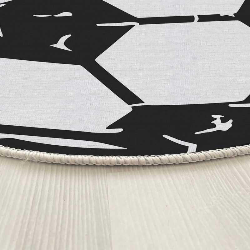 Casa si Gradina - Textile si covoare - Covoare - Covoare copii - Covor, Conceptum Hypnose, alb, 100x100 cm, 70% bumbac, antiderapant - Infinity.ro
