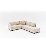 Casa si Gradina - Mobilier - Canapele si coltare - Coltare - Coltar extensibil, Atelier Del Sofa, bumbac si poliester, crem, 280x210x83 cm - Infinity.ro