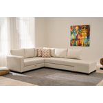 Casa si Gradina - Mobilier - Canapele si coltare - Coltare - Coltar extensibil, Atelier Del Sofa, bumbac si poliester, crem, 280x210x83 cm - Infinity.ro