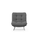 Casa si Gradina - Mobilier - Canapele si coltare - Canapele - Canapea 1 loc, Atelier Del Sofa, metal, gri, 88x105x90 cm - Infinity.ro
