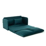 Casa si Gradina - Mobilier - Canapele si coltare - Canapele - Canapea extensibila, Atelier Del Sofa, textil, verde petrol, 200x140 cm - Infinity.ro
