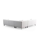 Casa si Gradina - Mobilier - Canapele si coltare - Coltare - Coltar, Atelier Del Sofa, lemn fag si pal, alb, 275x275x100 cm - Infinity.ro