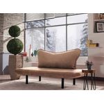 Casa si Gradina - Mobilier - Canapele si coltare - Canapele - Canapea extensibila, Atelier Del Sofa, metal, maro deschis, 150x75x70 cm - Infinity.ro