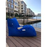 Casa si Gradina - Gradina si terasa - Mobilier exterior - Canapele si fotolii gradina - Fotoliu tip bean bag, Atelier Del Sofa, 100% impertex, albastru, 60x75x110 cm - Infinity.ro