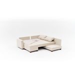 Casa si Gradina - Mobilier - Canapele si coltare - Coltare - Coltar extensibil, Atelier Del Sofa, bumbac si poliester, crem, 280x210x83 cm - Infinity.ro