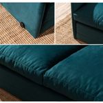 Casa si Gradina - Mobilier - Canapele si coltare - Canapele - Canapea extensibila, Atelier Del Sofa, textil, verde petrol, 200x140 cm - Infinity.ro