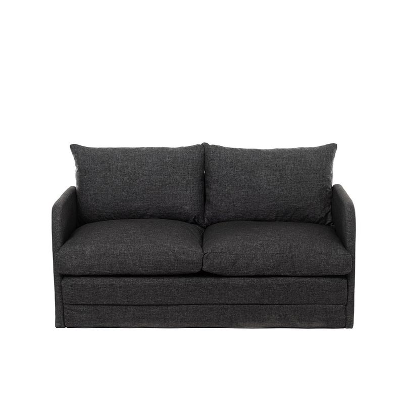 Casa si Gradina - Mobilier - Canapele si coltare - Canapele - Canapea extensibila, Atelier Del Sofa, metal, textil, gri inchis, 128x70x66 cm - Infinity.ro
