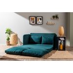 Casa si Gradina - Mobilier - Canapele si coltare - Canapele - Canapea extensibila, Atelier Del Sofa, textil, verde petrol, 200x140 cm - Infinity.ro