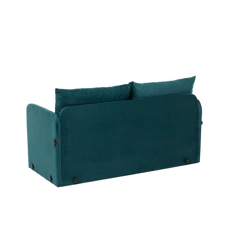 Casa si Gradina - Mobilier - Canapele si coltare - Canapele - Canapea extensibila, Atelier Del Sofa, textil, verde petrol, 200x140 cm - Infinity.ro