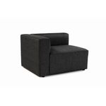 Casa si Gradina - Mobilier - Canapele si coltare - Canapele - Canapea 2 locuri, Atelier Del Sofa, stofa, antracit, 220x90x69 cm - Infinity.ro