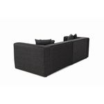 Casa si Gradina - Mobilier - Canapele si coltare - Canapele - Canapea 2 locuri, Atelier Del Sofa, stofa, antracit, 220x90x69 cm - Infinity.ro
