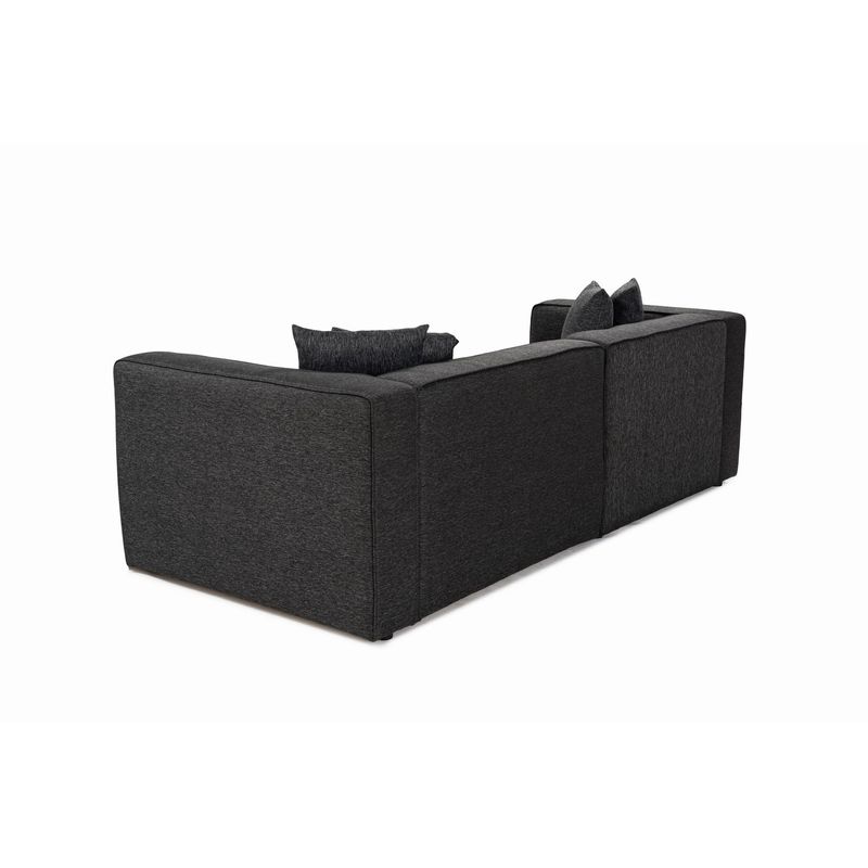 Casa si Gradina - Mobilier - Canapele si coltare - Canapele - Canapea 2 locuri, Atelier Del Sofa, stofa, antracit, 220x90x69 cm - Infinity.ro