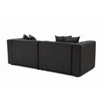Casa si Gradina - Mobilier - Canapele si coltare - Canapele - Canapea 2 locuri, Atelier Del Sofa, stofa, antracit, 220x90x69 cm - Infinity.ro