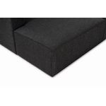 Casa si Gradina - Mobilier - Canapele si coltare - Canapele - Canapea 2 locuri, Atelier Del Sofa, stofa, antracit, 220x90x69 cm - Infinity.ro
