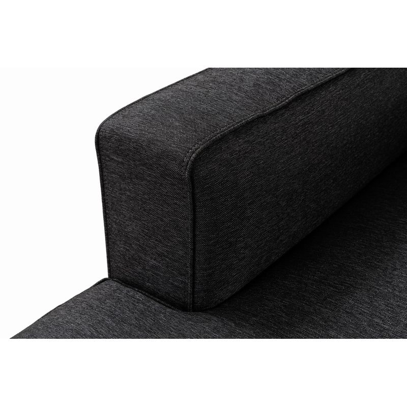 Casa si Gradina - Mobilier - Canapele si coltare - Canapele - Canapea 2 locuri, Atelier Del Sofa, stofa, antracit, 220x90x69 cm - Infinity.ro