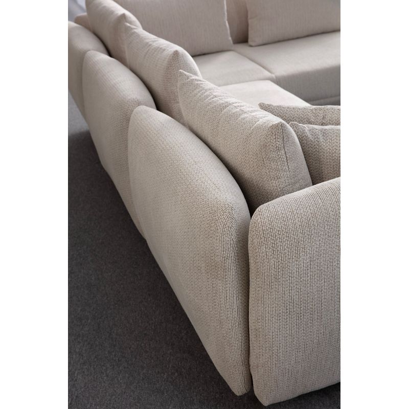 Casa si Gradina - Mobilier - Canapele si coltare - Coltare - Coltar, Atelier Del Sofa, lemn fag si pal, alb, 310x265x102 cm - Infinity.ro