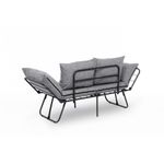 Casa si Gradina - Mobilier - Canapele si coltare - Canapele - Canapea extensibila 2 locuri, Atelier Del Sofa, stofa in, gri deschis, 150x78x60 cm - Infinity.ro