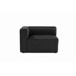 Casa si Gradina - Mobilier - Canapele si coltare - Canapele - Canapea 2 locuri, Atelier Del Sofa, stofa, antracit, 220x90x69 cm - Infinity.ro