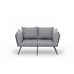 Casa si Gradina - Mobilier - Canapele si coltare - Canapele - Canapea extensibila 2 locuri, Atelier Del Sofa, stofa in, gri deschis, 150x78x60 cm - Infinity.ro