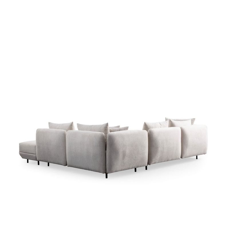 Casa si Gradina - Mobilier - Canapele si coltare - Coltare - Coltar, Atelier Del Sofa, lemn fag si pal, alb, 310x265x102 cm - Infinity.ro