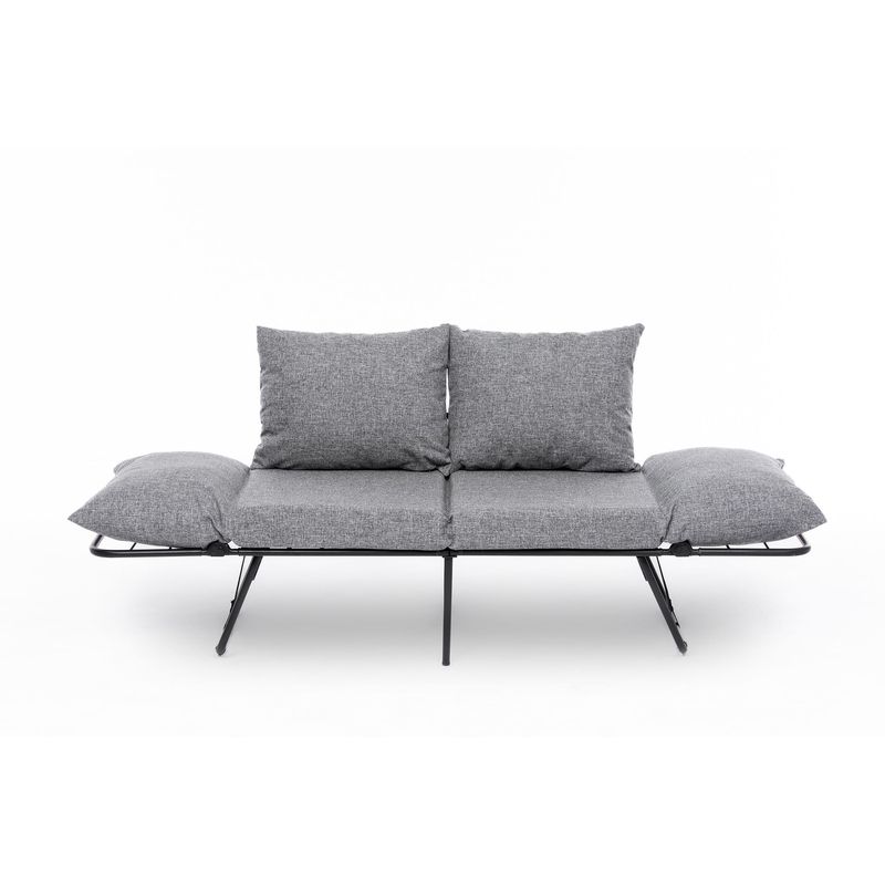 Casa si Gradina - Mobilier - Canapele si coltare - Canapele - Canapea extensibila 2 locuri, Atelier Del Sofa, stofa in, gri deschis, 150x78x60 cm - Infinity.ro