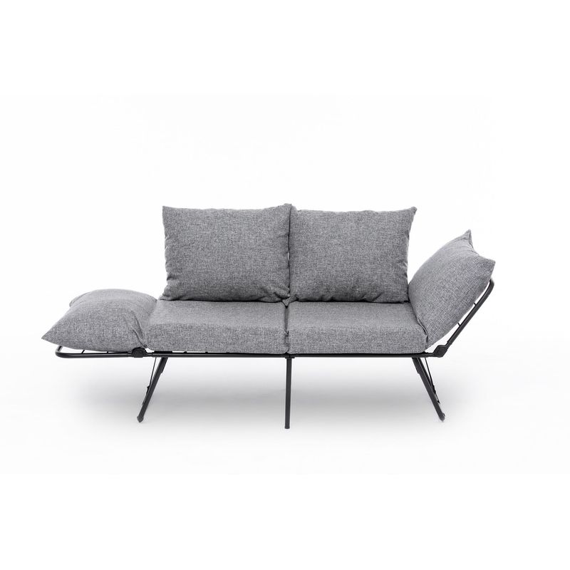 Casa si Gradina - Mobilier - Canapele si coltare - Canapele - Canapea extensibila 2 locuri, Atelier Del Sofa, stofa in, gri deschis, 150x78x60 cm - Infinity.ro