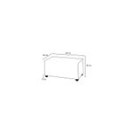 Casa si Gradina - Mobilier - Scaune si fotolii - Tabureti - Puf, Atelier Del Sofa, poliester si bumbac, antracit, 80x40x40 cm - Infinity.ro