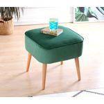 Casa si Gradina - Mobilier - Scaune si fotolii - Tabureti - Taburet, Atelier Del Sofa, catifea, verde, 45x45x43 cm - Infinity.ro