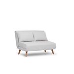 Casa si Gradina - Mobilier - Canapele si coltare - Canapele - Canapea extensibila, Atelier Del Sofa, stofa teddy, alb, 120x180 cm - Infinity.ro