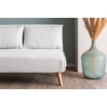 Casa si Gradina - Mobilier - Canapele si coltare - Canapele - Canapea extensibila, Atelier Del Sofa, stofa teddy, alb, 120x180 cm - Infinity.ro