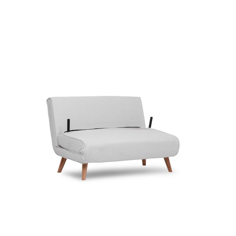 Casa si Gradina - Mobilier - Canapele si coltare - Canapele - Canapea extensibila, Atelier Del Sofa, stofa teddy, alb, 120x180 cm - Infinity.ro