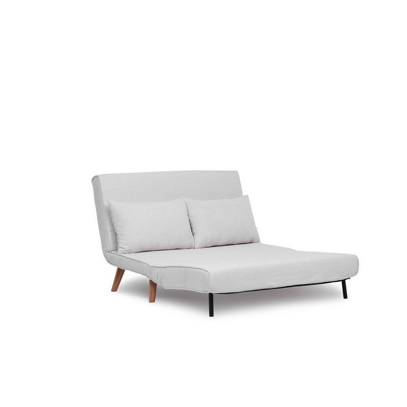 Casa si Gradina - Mobilier - Canapele si coltare - Canapele - Canapea extensibila, Atelier Del Sofa, stofa teddy, alb, 120x180 cm - Infinity.ro