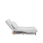 Casa si Gradina - Mobilier - Canapele si coltare - Canapele - Canapea extensibila, Atelier Del Sofa, stofa teddy, alb, 120x180 cm - Infinity.ro