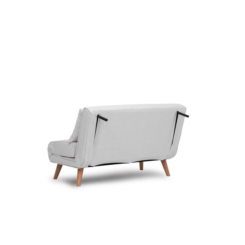 Casa si Gradina - Mobilier - Canapele si coltare - Canapele - Canapea extensibila, Atelier Del Sofa, stofa teddy, alb, 120x180 cm - Infinity.ro