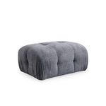 Casa si Gradina - Mobilier - Scaune si fotolii - Tabureti - Taburet, Atelier Del Sofa, poliester, gri, 95x65x75 cm - Infinity.ro