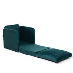 Casa si Gradina - Mobilier - Canapele si coltare - Canapele - Canapea extensibila, Atelier Del Sofa, textil si metal, verde petrol, 68x70x66 cm - Infinity.ro