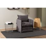 Casa si Gradina - Mobilier - Canapele si coltare - Canapele - Canapea extensibila, Atelier Del Sofa, textil, gri, 68x70x66 cm - Infinity.ro