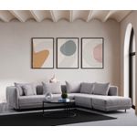 Casa si Gradina - Mobilier - Canapele si coltare - Coltare - Coltar, Atelier Del Sofa, lemn de fag si pal, gri deschis, 310x265x102 cm - Infinity.ro