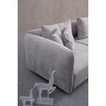 Casa si Gradina - Mobilier - Canapele si coltare - Coltare - Coltar, Atelier Del Sofa, lemn de fag si pal, gri deschis, 310x265x102 cm - Infinity.ro