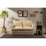 Casa si Gradina - Mobilier - Canapele si coltare - Canapele - Canapea extensibila, Atelier Del Sofa, textil, crem, 128x70x66 cm - Infinity.ro